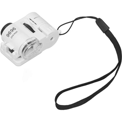 Draagbare Vergrootglas LED Opvouwbaar 20X 60X Helder Zicht Veelzijdig Mini Handheld Vergrootglas voor