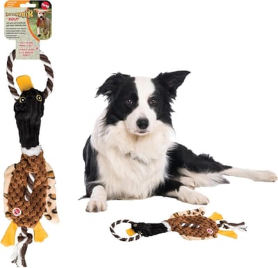 Hondenspeelgoed Touw - Honden Speelgoed - Touwtrekken met hond - Vullingvrij ontwerp - 584 cm - Assorti