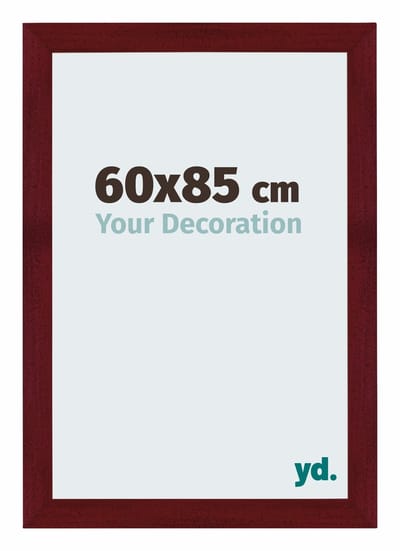 Your Decoration - Puzzellijst 60x85 cm - Wijnrood Geveegd - Puzzellijst 1500-2000 stukjes - MDF Fotolijst - Mura