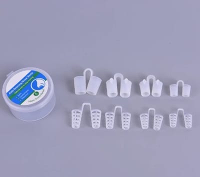 Go Go Gadget - Anti-snurk Neusspreiders - Transparant - Set van 8 stuks - Inclusief opbergdoosje
