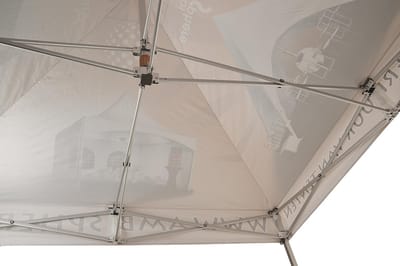 Ambisphere - Plooitent 4x4 - Vouwtent 4x4 - Easy Up 4x4m - ALU - Kleur: ZAND