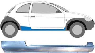 Volledige dorpel voor Ford KA 1996-2008 / Rechts