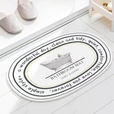 Badkamer Anti-slip Mat Vloermat Entree Badkamerdeur Vochtregulerende Mat Huis Slaapkamer Tapijt Badkamer Anti-slip Mat 40 * 60cm