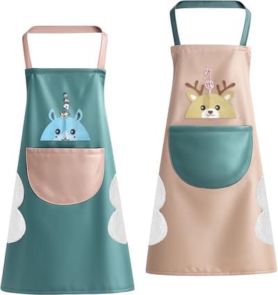 Unisex Keuken Schort Set met Tas en Handdoek - Perfect voor Koken, Grillen en Bakken