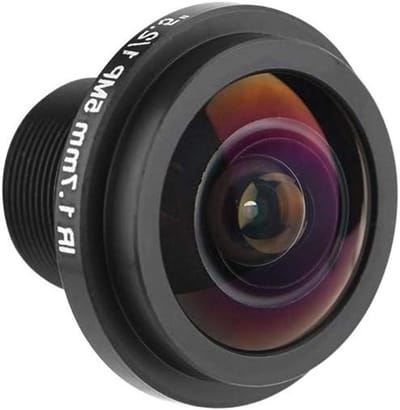Groothoek Fisheye Lens - Panoramische CCTV Lens - Beveiligingscamera Beeld - 185 Graden Zichtveld - 1.7Mm Brandpuntsafstand - Zwart