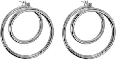 Behave - Oorbellen dames - Spiraal design - Zilverkleur - Trendy stijl