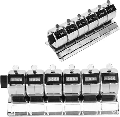 Geavanceerde RVS 4 Digit Mechanische Tellingstoestel voor Fabrieksstatistieken en Mensen Tellen bij Luchthavens, Handmatige Clicker en Telapparaat