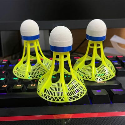 3 Pièces de Volant de Badminton Résistant au Vent - Idéal pour l'Entraînement en Extérieur et la Pratique Sportive, Polyvalent pour Différentes Conditions Météorologiques 3pcs