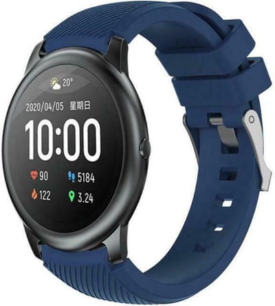Xiaomi Haylou Solar siliconen bandje - donkerblauw - 46mm