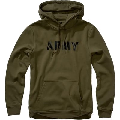 Brandit - Army Hoodie/trui - S - Olijfgroen