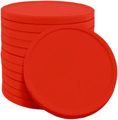 Consumptie Munten - Betaal Tokens - Evenementen Organiseren - 100% Biologisch Afbreekbaar - 29 mm - Rood