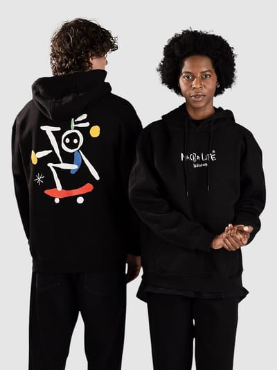 Macba Life Skateboy Hoodie zwart