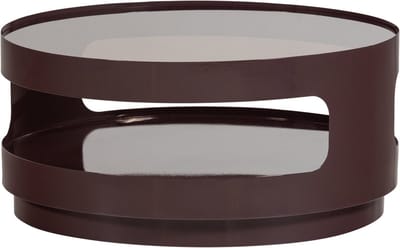 WOOOD Sero Salontafel - Metaal/Glas - Bruin - 32x70x70