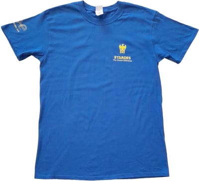 U2 - Stardes Heren T-shirt - S - Blauw