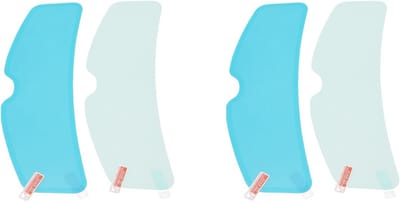 24.5 cm Anti Fog Visor Film Set voor Motorhelmen - Regenbestendige en Transparante Bescherming voor Binnen en Buiten
