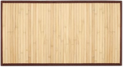 Bamboe Antislip Badmat - Waterdichte Douchemat voor Badkamer, Keuken, Balkon of Hal - 80 x 43 cm