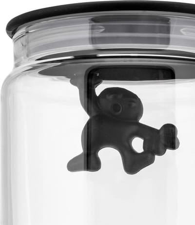Alessi Gianni - Glazen pot met deksel 20 cm - Wit