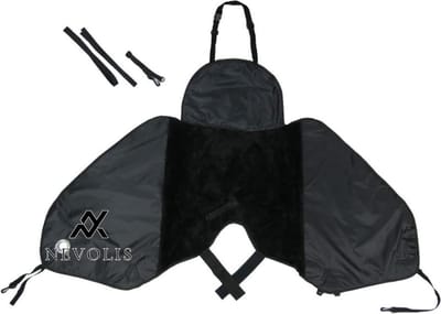 Nevolis Waterproof Motorcycle Apron Scooter Leg Cover - Cold Rain Winter Driver Cloak .