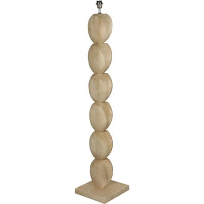 PTMD Staande Lamp Kodey - 30x30x140 cm - Hout - Naturel