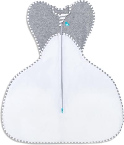 Love To Dream™ inbakerslaapzak Swaddle Up™ heupdysplasie Medium 6-8,5 kg – 1.0 TOG (20°C -  24°C) - White – Fase 1