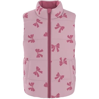LUPILU Omkeerbare kinder bodywarmer (Lichtroze/roze, 98/104)