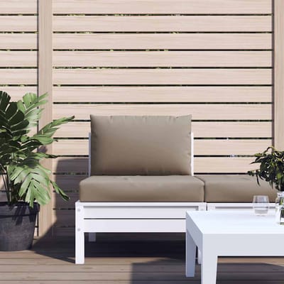 vidaXL - Palletkussens - 2 - st - oxford - stof - taupe