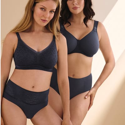 Anita - Essential Smart High Waist Slip - Shadow Blue