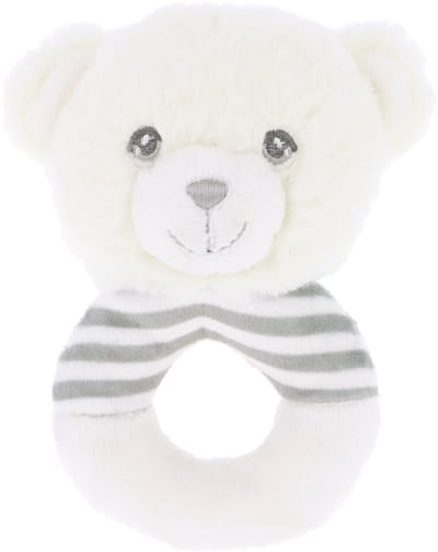 Keel Toys ring Rammelaar Beertje - 14 cm - Dieren Knuffels