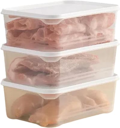 Set van 5/10 stuks voedselveilige diepvriescontainers, 350ml/650ml/1200ml/2000ml, magnetronbestendig, luchtdicht en geurpreventie, ideaal voor maaltijdprep en opslag