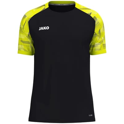 Jako Sonic T-Shirt Kinderen - Zwart / Fluogeel | Maat: 116