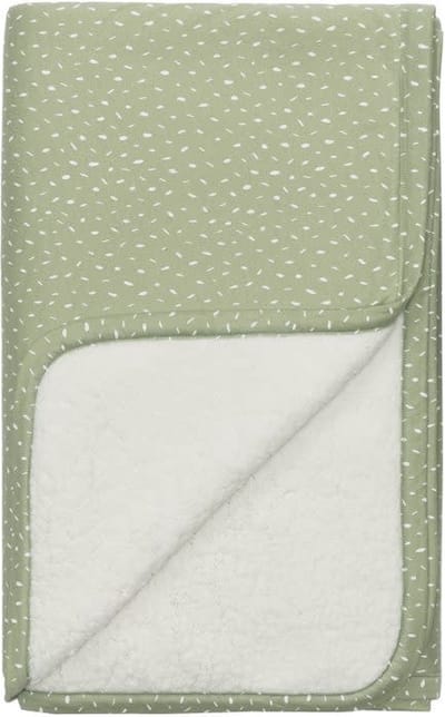 Plum Plum - Deken bed 120x150cm - Dot Pistache