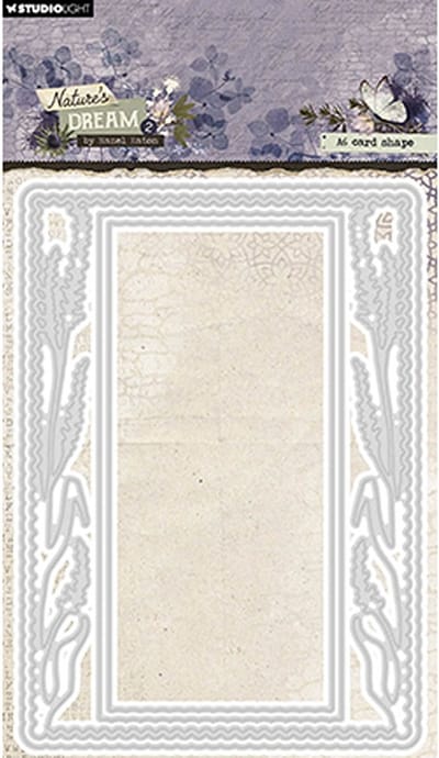 Cutting dies A6 cardshape - Nature's dream 2 nr. 889