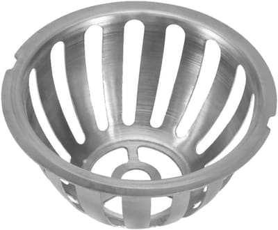 Roestvrijstalen Filterzeef Set van 2 voor Tuin en Balkon - Voorkomt Bladeren, Zaden en Vuil in Afvoeren (100MM)