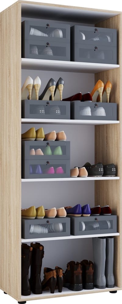 Houten garderobekast Schoenenkast Halkast Multifunctionele kast Kast Vandol