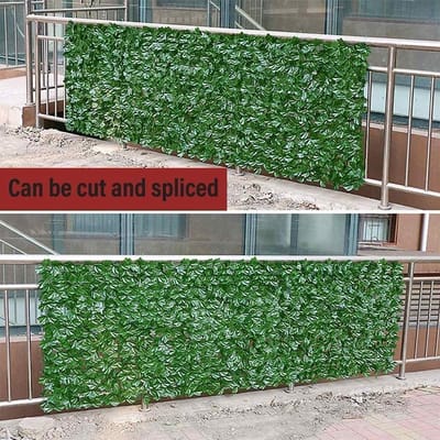 Kunstmatige Klimophaag - Privacyhek Groen - Buitenruimte Verfraaien - UV-bestendig PVC - 1 x 9 meter - Groen