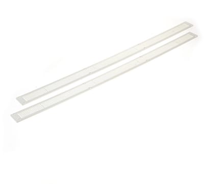 Ventilatierooster Fresh 13 wit compleet, 695x38x4mm (lxhxb)
