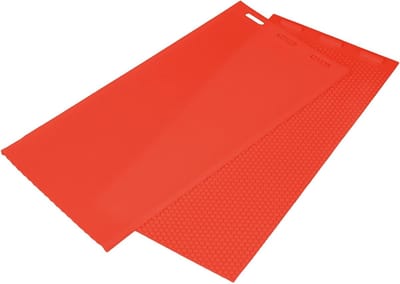 Bijenkorf stichtingsvellen - 2 stuks - 5,4 mm siliconen bijenwas - bijenteelt benodigdheden - 44 x 28 cm - rood