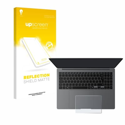 upscreen - Screenprotector voor Samsung Galaxy Book5 Pro 16" (Touch Trackpad) - Folie Beschermfolie anti glare matte