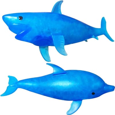 Squishy Haai Dolfijn Stressbal Fidget Speelgoed Rekbaar TPR Angstverlichting Handtherapie Sensorisch Cadeau voor Volwassenen Kinderen Feestartikelen