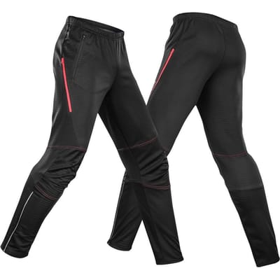 Lixada Heren Waterdichte Fietsbroek Thermische Fleece Winddicht Winter Fietsen Hardlopen Sporten L