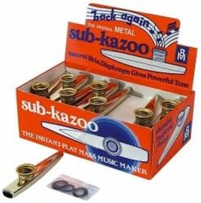 Metalen Kazoo - Muziek Instrument - Muziek Maken - Eenvoudig Te Gebruiken - 1 Stuk - Zilver