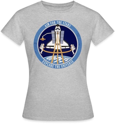 NASA Aim For The Stars T-Shirt Dames
