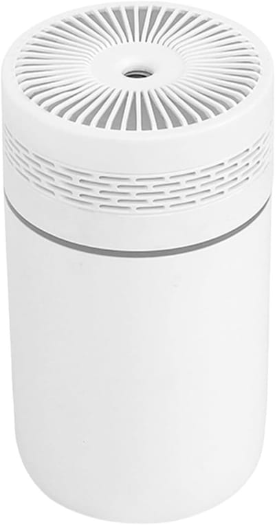 Compacte Luchtbevochtiger - Bureau Apparaat - Rustige Sfeer Creëren - Stille Mist Technologie - 250ml Reservoir - Wit