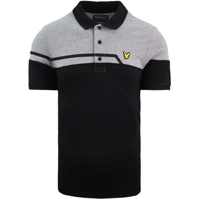 Lyle & Scott Block Heren Zwart/Grijs Poloshirt
