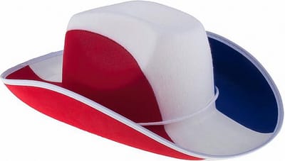 Funny Fashion Cowboyhoed Nederland - Hollandse vlag kleuren - supporters hoeden voor volwassenen