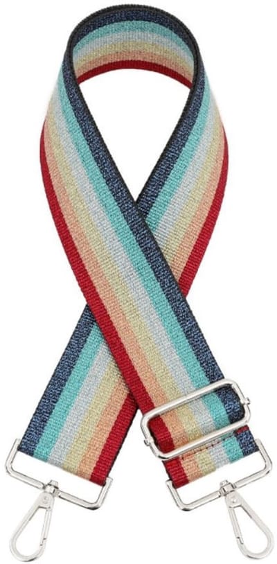 Dailygoods- Tasriem Verstelbaar - Brede Schouderriem 5 cm - Zilveren Gesp - Lengte 75-130 cm - Verwisselbaar - Polyester Materiaal - Schouderband