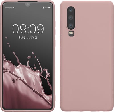 kwmobile telefoonhoesje geschikt voor Huawei P30 - Hoesje voor smartphone - Back cover in licht oudroze