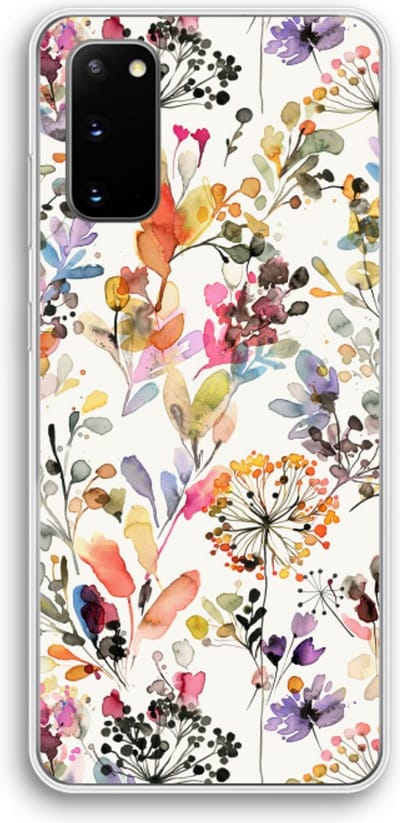 Case Company® - Hoesje geschikt voor Samsung Galaxy S20 hoesje - Wilde grassen - Soft Cover Telefoonhoesje - Bescherming aan alle Kanten en Schermrand