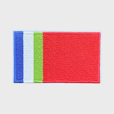 Patchy® – Molukse Vlag Strijk Embleem Patch 6.5 x 4 cm