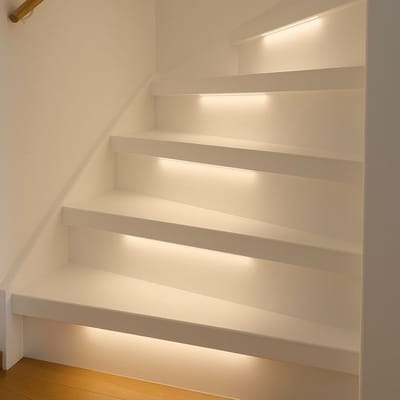 LED Trapverlichting set met bewegingssensor - Warm Wit Licht - voor max. 16 treden